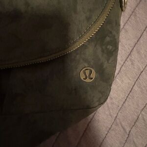 Lululemon dark olive green Crossbody Bag
